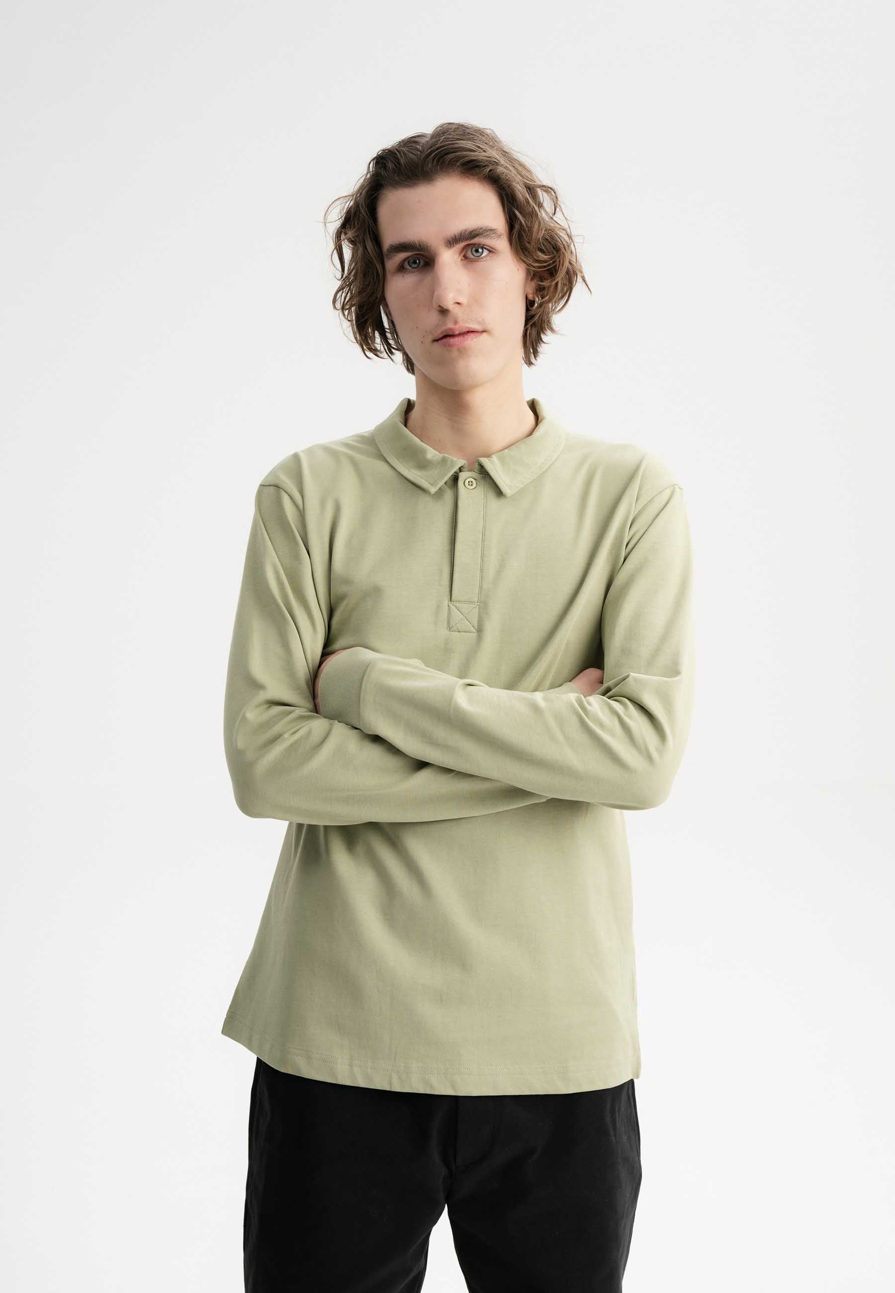 Langermet polo i DIVIT-stil