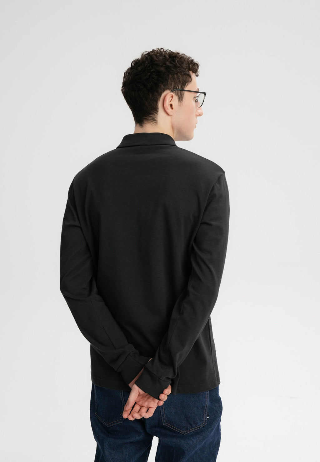 Langermet polo i DIVIT-stil