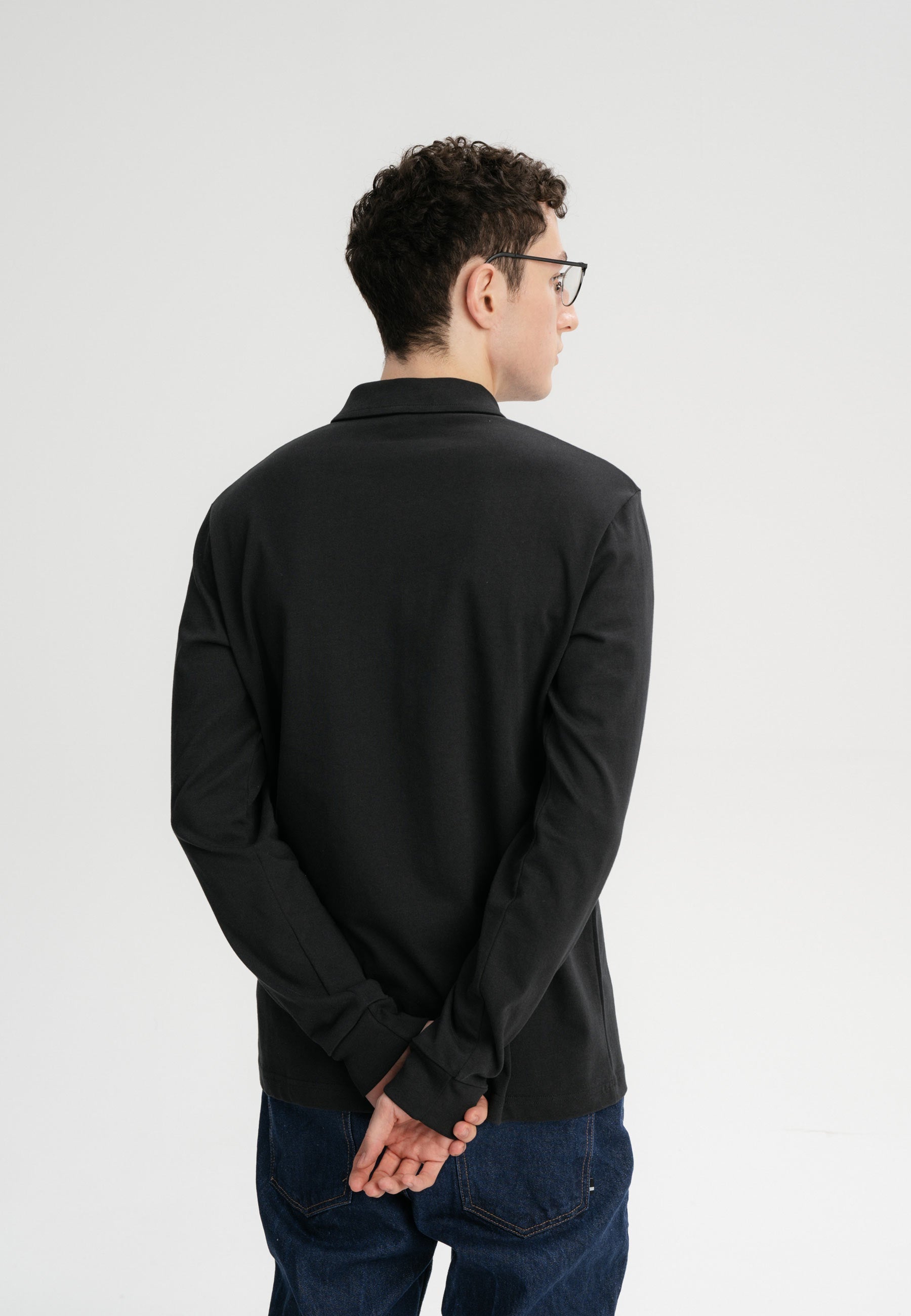 Langermet polo i DIVIT-stil