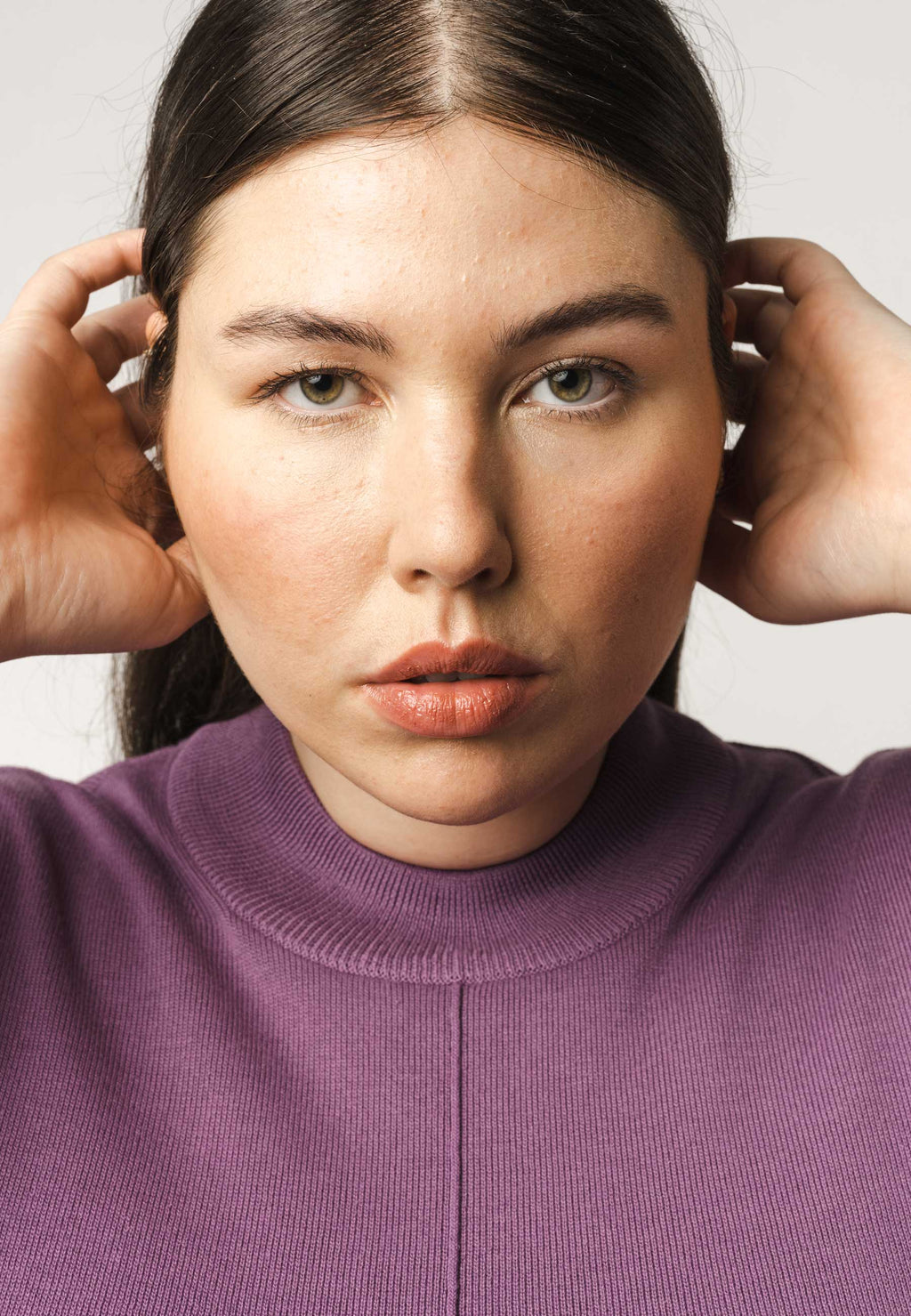 Basic finstrikket kjole Style HARLEEN