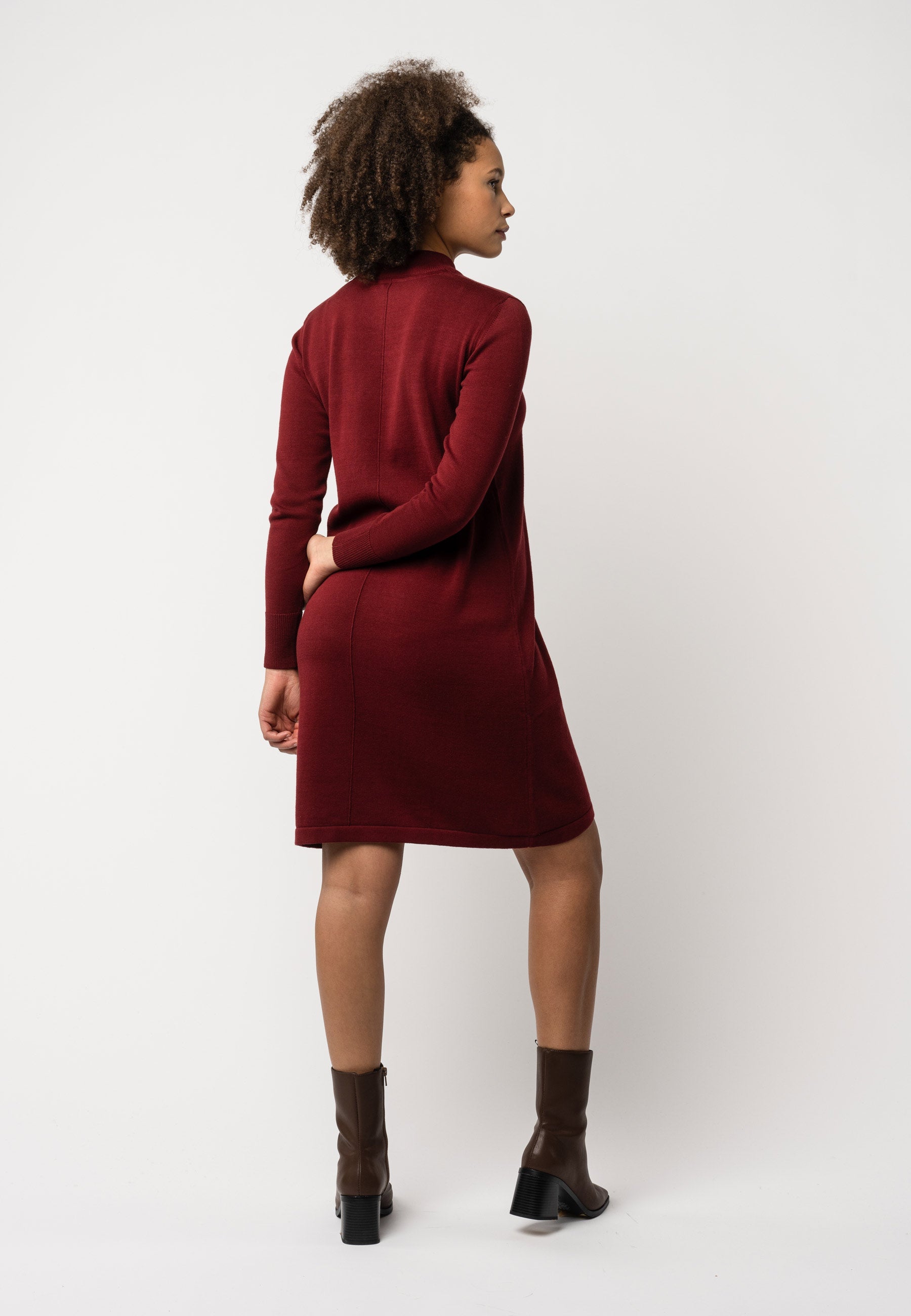 Basic finstrikket kjole Style HARLEEN