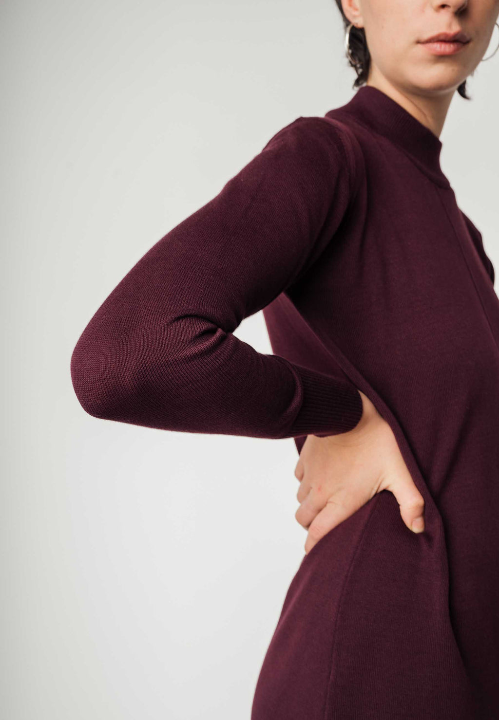 Basic finstrikket kjole Style HARLEEN