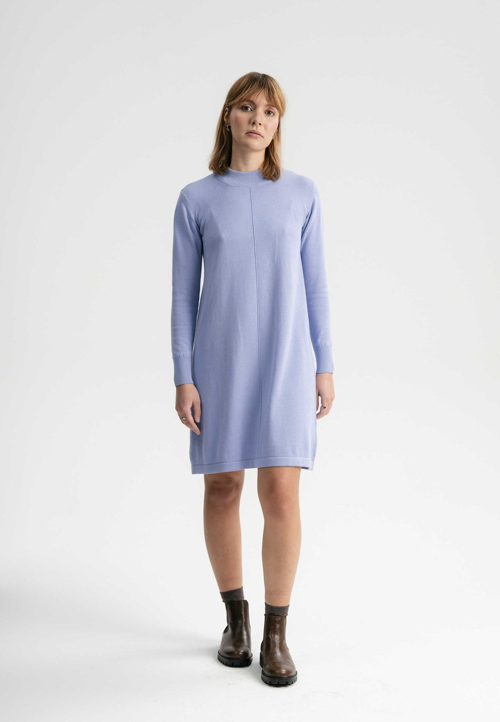 Basic finstrikket kjole Style HARLEEN