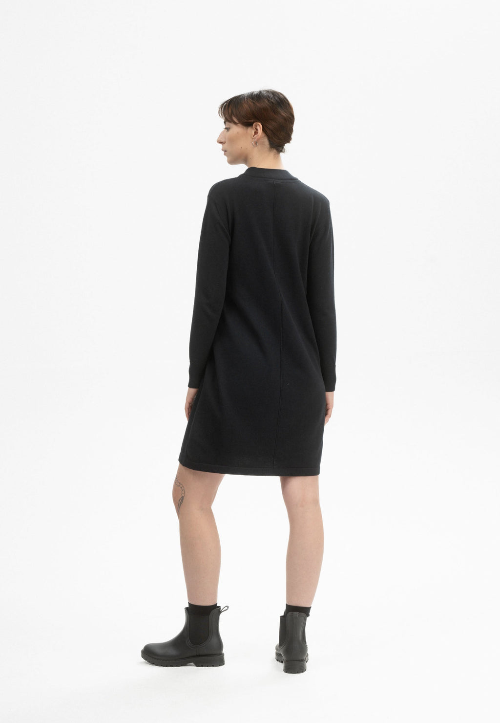 Basic finstrikket kjole Style HARLEEN