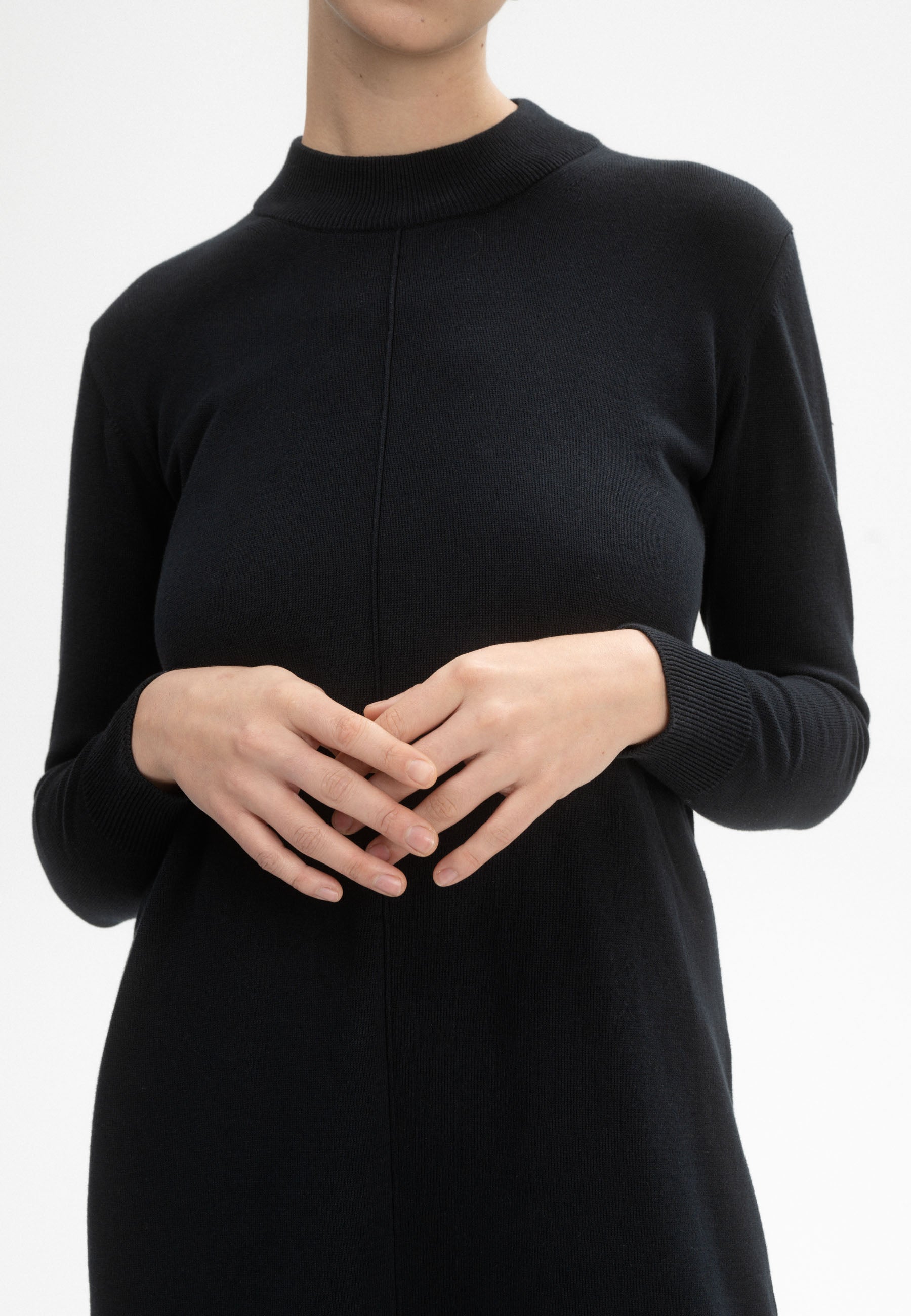 Basic finstrikket kjole Style HARLEEN